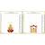 Lord Ganesha on Lotus Flower Murti Swing Combo Set of 2 Idol Statue for Home Office Shop Car Dashboard & Gift