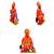 Lord Hanuman Bajrang bali Blessing Murti Antique Style God Ganesh or Ganesha (antique style) Set of 2 Idols
