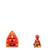 Salasar Dham Balaji Lord Hanuman Blessing (Small Size) Set of 2 Idol Statue for Home Office Shop Car Dashboard & Gift