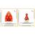 Salasar Dham Balaji Lord Hanuman Blessing (Small Size) Set of 2 Idol Statue for Home Office Shop Car Dashboard & Gift