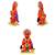 Salasar Dham Balaji Lord Hanuman Blessing (Small Size) Set of 2 Idol Statue for Home Office Shop Car Dashboard & Gift