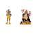 Lord Shiva Holding Holy Trident (Small Size) Mata Kali Set of 2 Idol Statue for Home Office Shop Car Dashboard & Gift