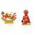 Lord Hanuman Flying With Dronagiri Parvat Blessing (Small Size) Set of 2 Idol Statue for Home Office Car & Gift