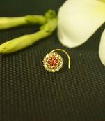 Red diamond nose-ring