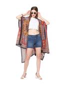 PINK poly georgette Open Ruanna