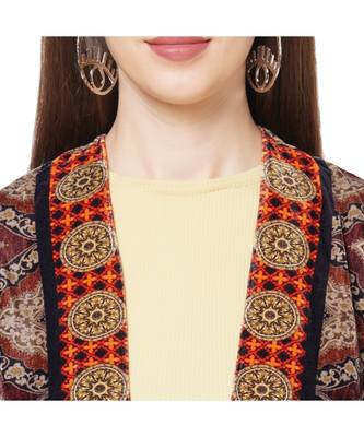 Multicolor poly velvet Cover up 6