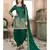 Dark Green Designer Taffeta Silk Punjabi Salwar Suit