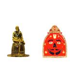 Sai Baba of Shirdi Blessing Murti Salasar Dham Balaji Combo Set 2 Idol Statue for Home Office Shop Car Dashboard & Gift