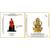 Sai Baba of Shirdi Blessing Murti Lord Ganesha on Lotus Flower Combo Set 2 Idol Statue Showpiece