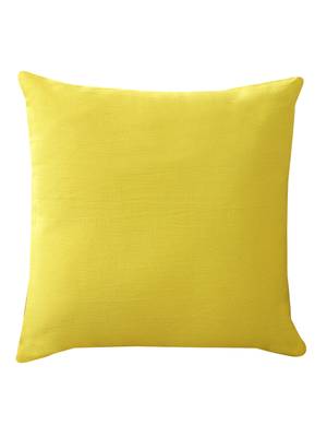 Plain Yellow Solid Set of 5 Cushion Covers 2