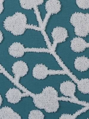 Decorative Tufted Green/White Embroidery with Tassels Set of 5 Cushion Covers 4