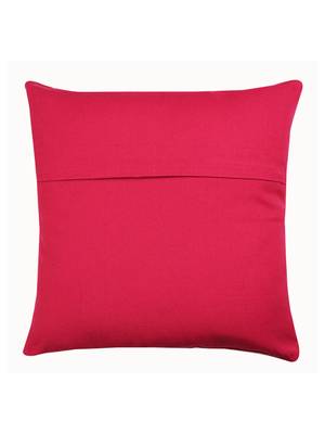 Fuchsia Pink Solid Set of 5 Cushion Covers 3