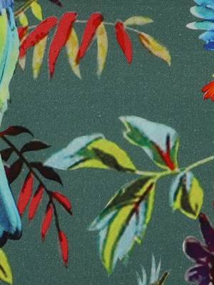 Floral print and Birds Desgin Multicolor Printed Set of 2 Cushion Covers 4