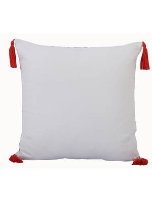 Decorative Aari Embroidery Multi Colour Design Cotton Set of 5 Cushion Covers 2
