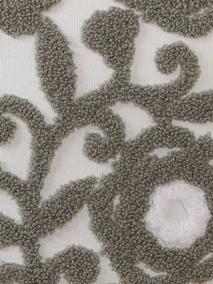 Decorative Embroidery Grey Shade Colour Design Print Cotton  Set of 2 Cushion Covers 4