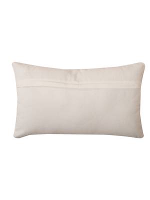 Abstractive Desgin Orange Fully Embroidery Cotton Set of 2 Cushion Covers 3