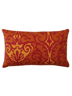 Abstractive Desgin Rust Fully Embroidery Cotton 1 Pc Cushion Covers 2