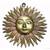 Salvus Metal Surya Idol for Vastu Good Luck Success and Prosperity for Positive Energy(Multi_7x7 in)