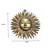 Salvus Metal Surya Idol for Vastu Good Luck Success and Prosperity for Positive Energy(Multi_7x7 in)