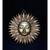 Salvus Metal Surya Idol for Vastu Good Luck Success and Prosperity for Positive Energy(Multi_7x7 in)