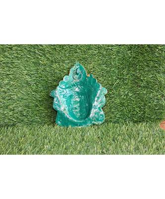 Salvus Handmade Multicolor Metal Maa Durga Face Mask Wall Hanging For Vastu Pooja & Decoration (5x6 Inch) 2