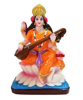ESVAR STONECRAFT Saraswati Ji Murti | Goddess Saraswati Idol 1