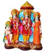ESVAR STONECRAFT Ram Darbar / Ram Sita Laxhman Hanuman Decorative Showpiece.