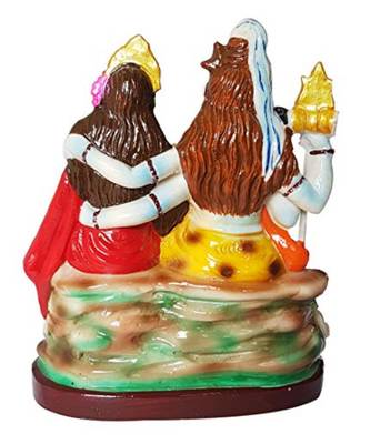 ESVAR STONECRAFT Shiv Pariwar with Decoraion | Shiva Parvati Ganesh Murti 2
