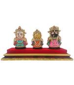 ESVAR STONECRAFT Lord Jagannath, Balaram & Subhadra Devi Statue Spiritual Puja Vastu Showpiece Figurine.