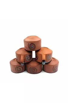 Esvar Stonecraft Handmade Ceramic Cotted Inside Terracotta Coffee Cup with Dynamic Colour