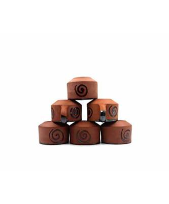 Esvar Stonecraft Handmade Ceramic Cotted Inside Terracotta Coffee Cup with Dynamic Colour 3