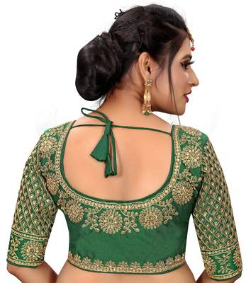 Sumaira Tex Women's embroidery and hand work designer readymade stitched blouse for saree and lehenga choli 2