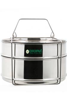 Separator Outer Lid Pressure Cooker 12  litres (4 Containers with Lifter) Diamater  85 Inches Stainless steel
