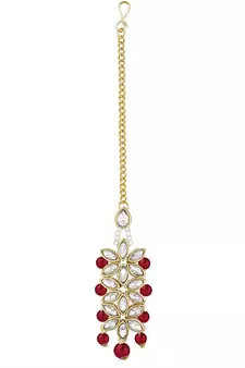 Kundan & Pearl Beaded Choker Set for Women/Girls