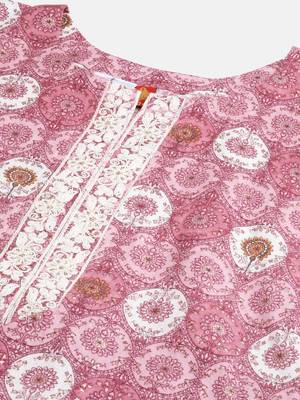 Purple printed cotton ethnic-kurtis 5