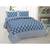 Leapthrlay Leap Three Layer Indian Tradition Cotton King Size Luxury Bed Sheet With 2 Pilow Covers
