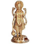 Lord Vishnu Ji Idol In Brass Standing (30 Cms) (1 Pc)