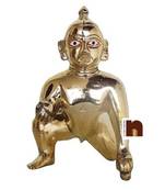 Laddu Gopal | Baal Krishna Idol In Brass (7.5 Cms) (1 Pc)