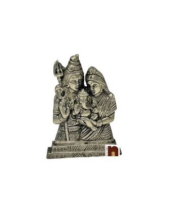 Shiv Parivar Idol In Panchdhatu (Small) (10 cm) (1 Pc) 1