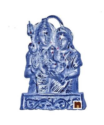 Shiv Parivar In White Metal (32 Cms) (1 Pc) 1