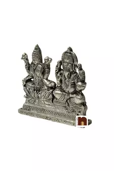 Numeroastro Ganesha Idol Panchdhatu Finish 7 cm Multicolor