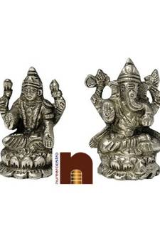  Shri Ganesh Idol In Panchdhatu (7 cm) (1 Set)