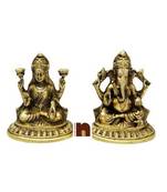  Shri Ganesh Ji Idol In Brass (14 Cms) (1 Pair)