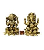  Shri Ganesh Idol In Brass (8 cm) (1 Pair)