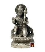 Lord Hanuman Ji Idol Sitting In Panchdhatu (19 Cms)