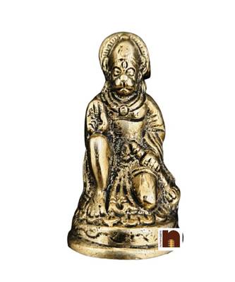 Numeroastro Hanuman Idol in Panchdhatu Finish 9 cm Multicolor 1