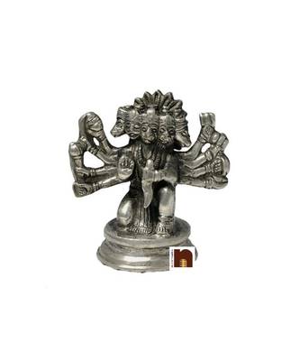 Panchmukhi Hanuman Idol Sitting In Panchdhatu (8 Cm) (1 Pc) 1