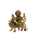 Goddess Durga Idol In Brass (15 Cms) (1 Pc)
