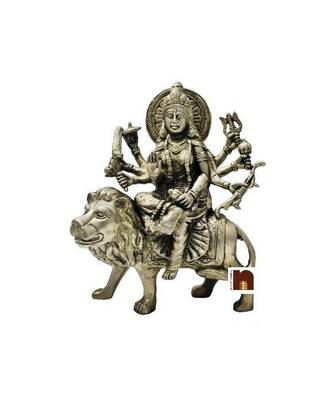 Goddess Durga Idol In Panchdhatu (21 Cms) (1 Pc) 1