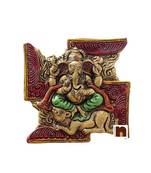 Lord Ganesha On Swastik Wall Hanging (15.5 Cms) (1 Pc)